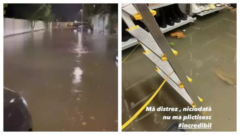 Vila Ancăi Serea, sub ape 