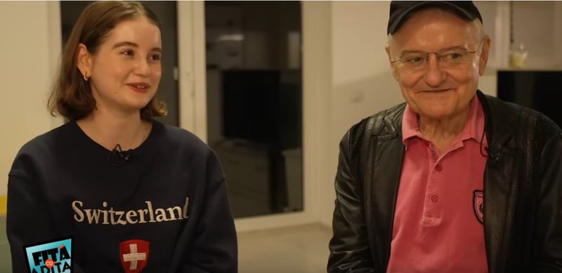 Irina Columbeanu și tatăl său, revedere plină de bucurie și emoție 