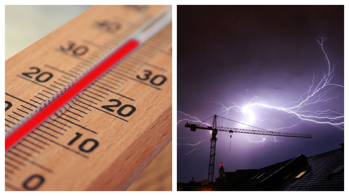 Țara divizată de vreme extremă 