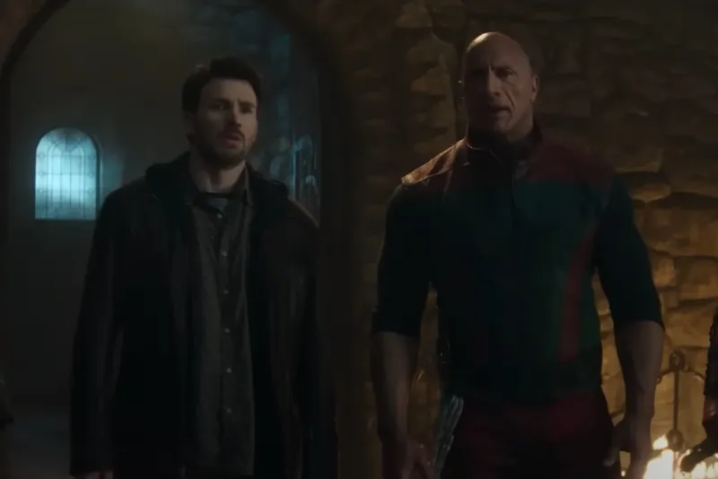 Dwayne Johnson și Chris Evans