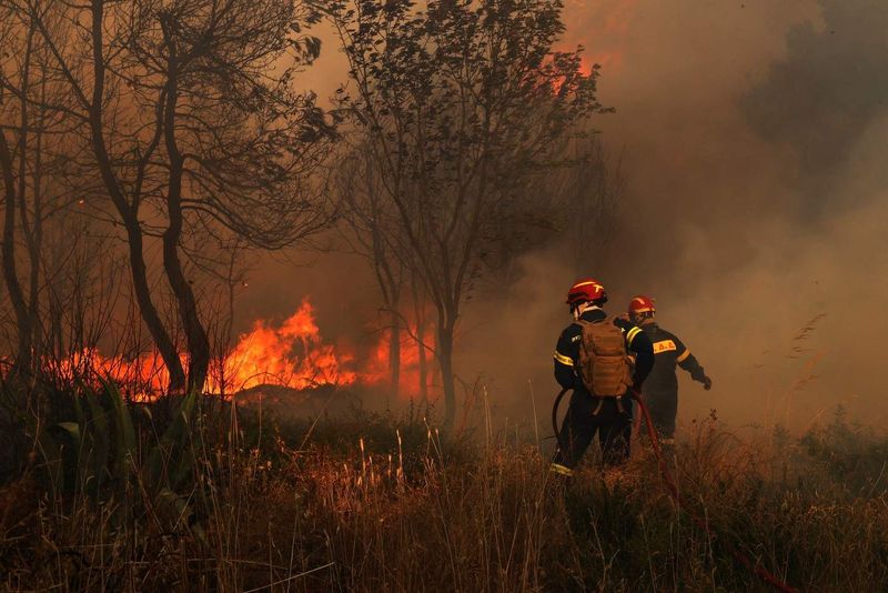 Incendii devastatoare în Grecia