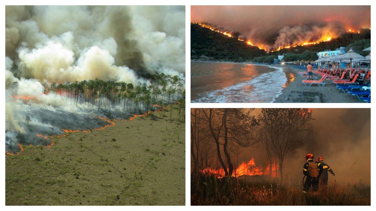 Un român, acuzat de incendiere în Grecia