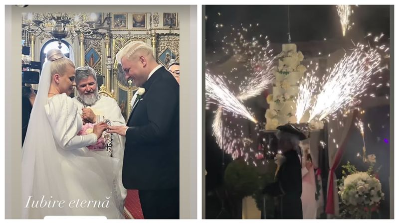 Cristina Vasiu și Cătălin Stoica s-au căsătorit 