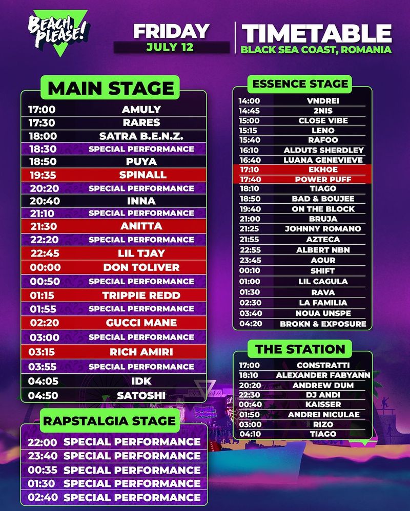 Program Beach, Please! Festival 2024