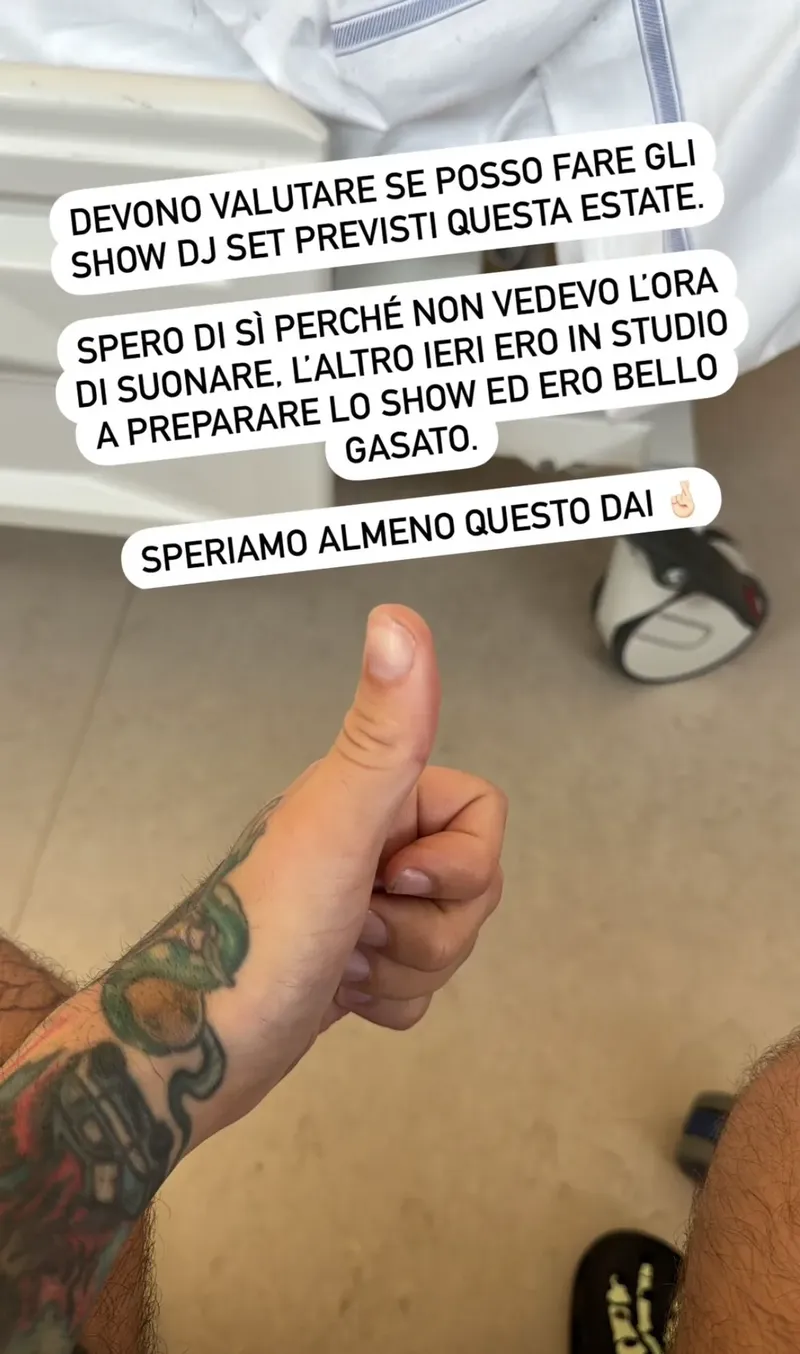 Fedez fostul soț al Chiarei Ferragni internat la spital