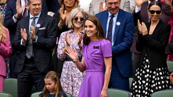Cum a apărut Kate Middleton la finala masculină de la Wimbledon, alături de prințesa Charlotte?