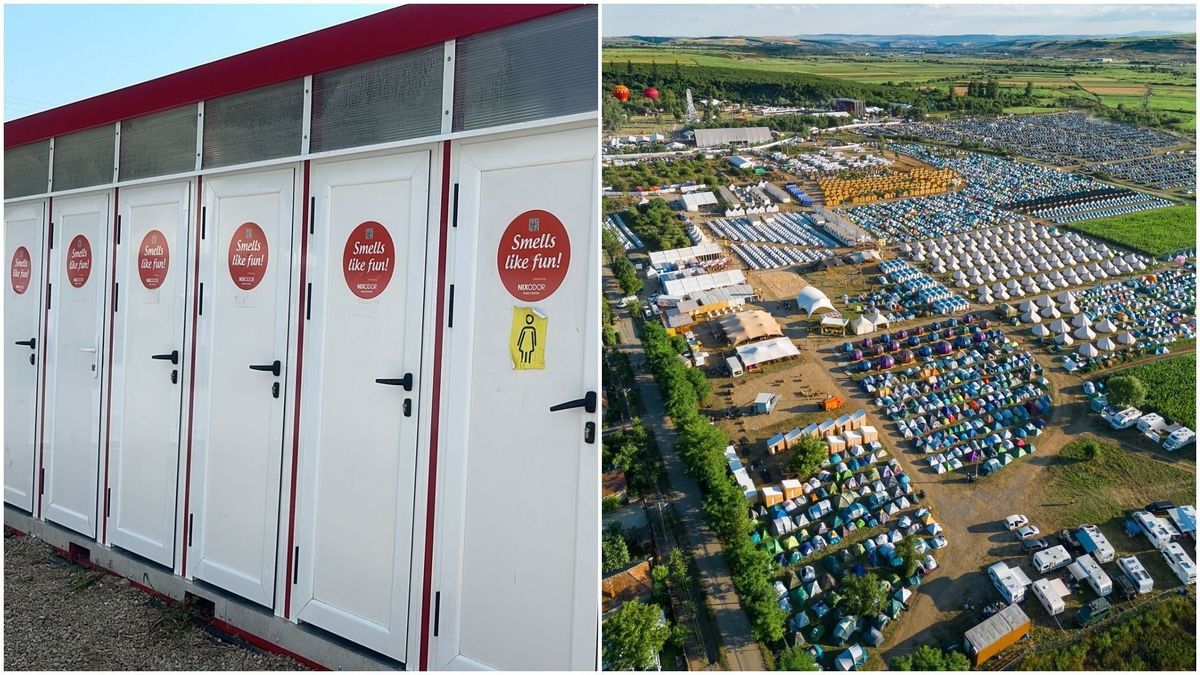 Un festivalier a intrat în baia destinată zonei de corturi de la Electric Castle și a rămas fără cuvinte