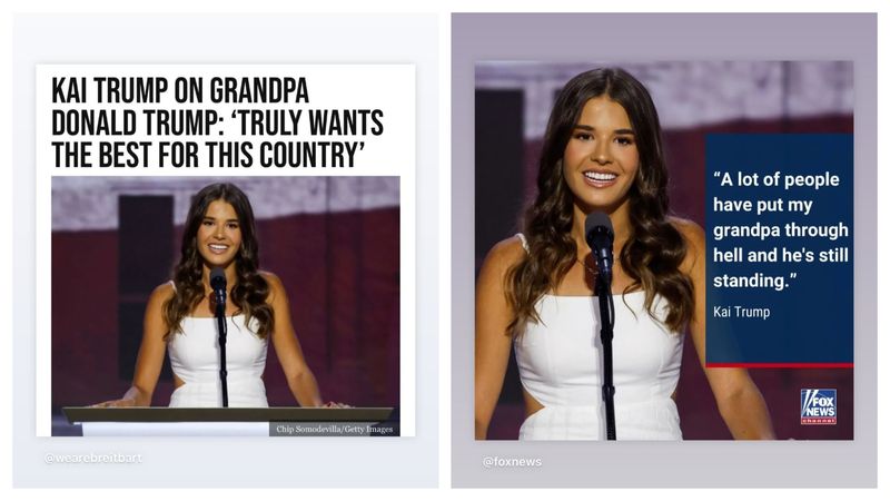 Kai Trump, mesaj emoționant despre bunicul său 