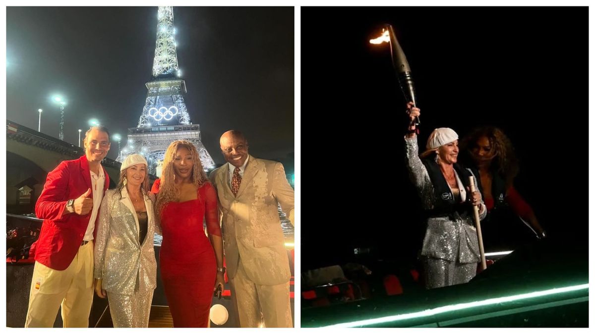 Nadia Comăneci a purtat torța olimpică la ceremonia de deschidere a Jocurilor Olimpice 