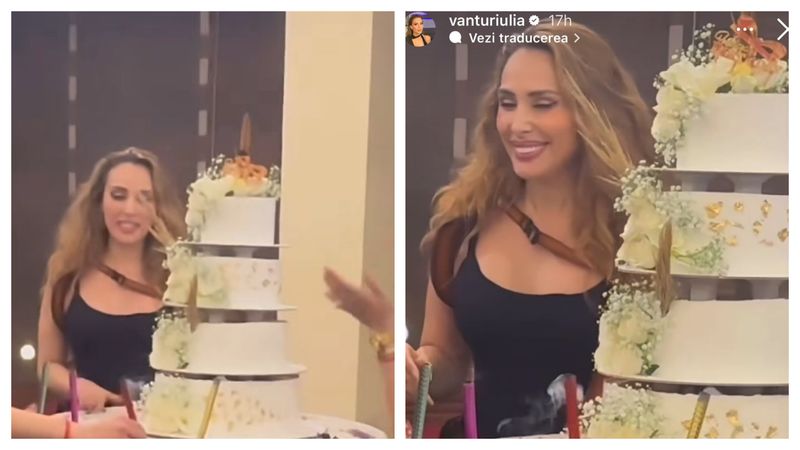 Iulia Vântur a împlinit 44 de ani