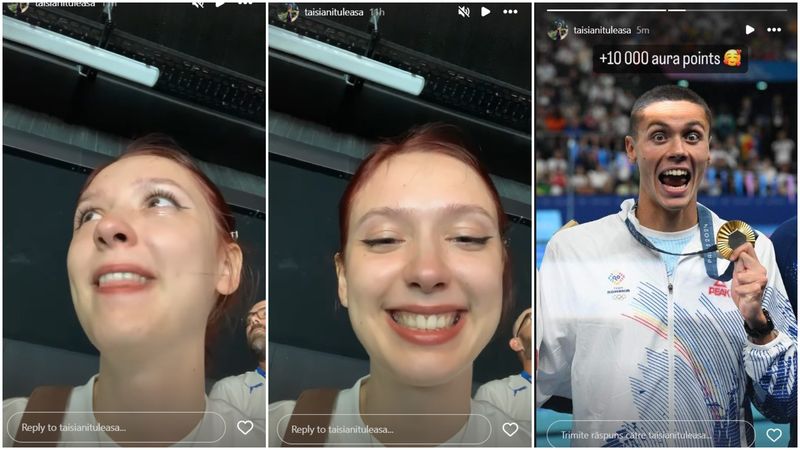 Iubita lui David Popovici a izbucnit în lacrimi!