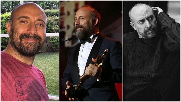 Halit Ergenç, protagonistul serialului „Suleyman Magnificul”, în prim plan. Actorul aduce pe micile ecrane povestea unui legendar fotbalist