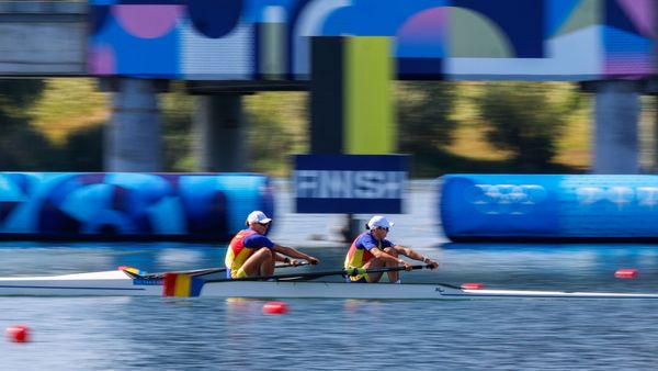 Jocurile Olimpice de la Paris 2024. Medaliile de argint &icirc;n proba de dublu rame feminin, obţinute de canotoarele Ioana Vr&icirc;nceanu şi Roxana Anghel