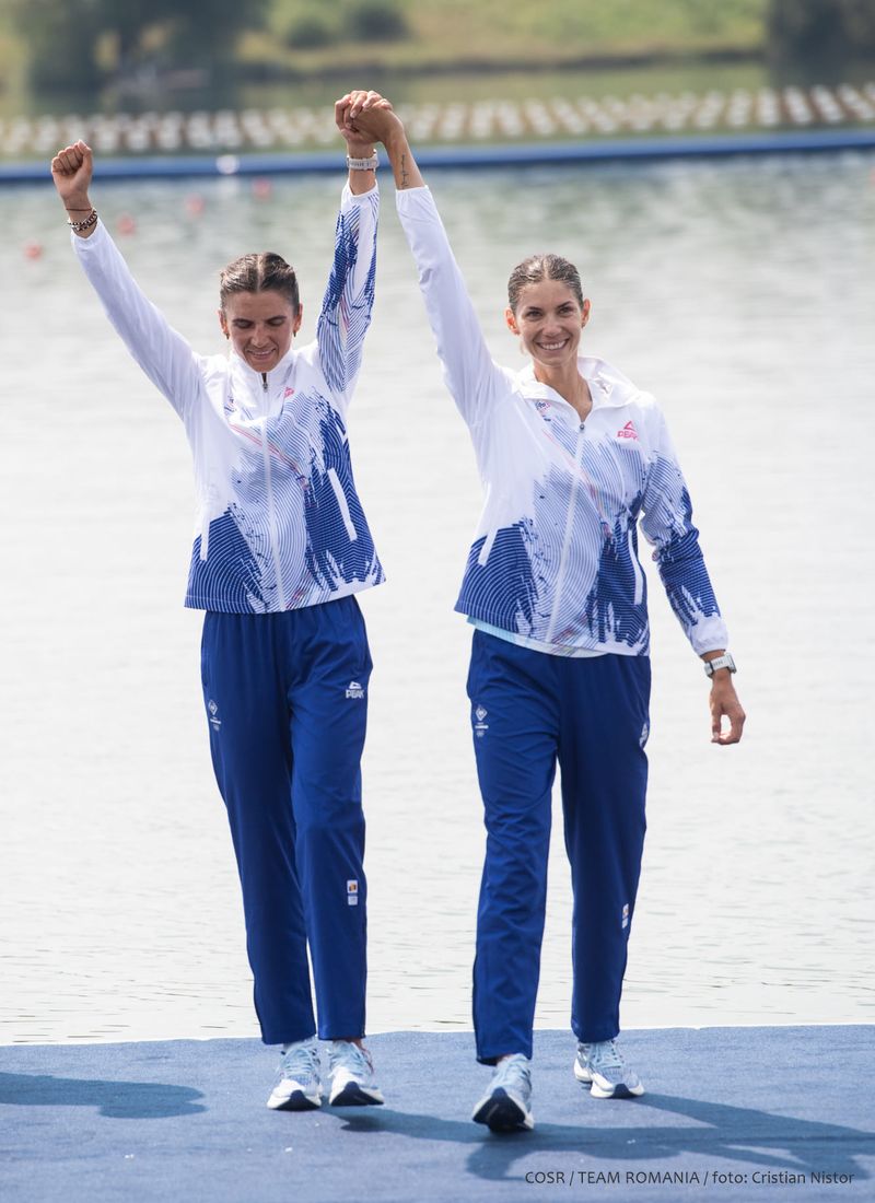 Ionela Cozmiuc şi Gianina van Groningen au câştigat medalia de argint 