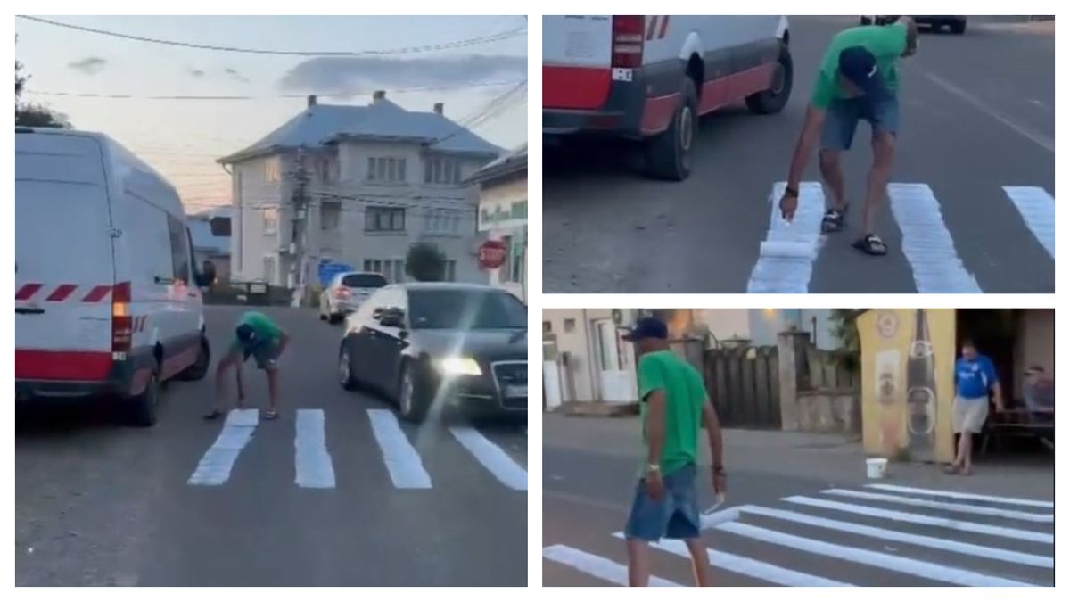 Bărbatul a devenit viral pe internet