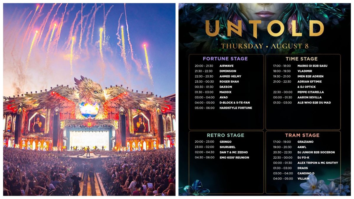 Iată programul pe ore pentru prima zi de UNTOLD 