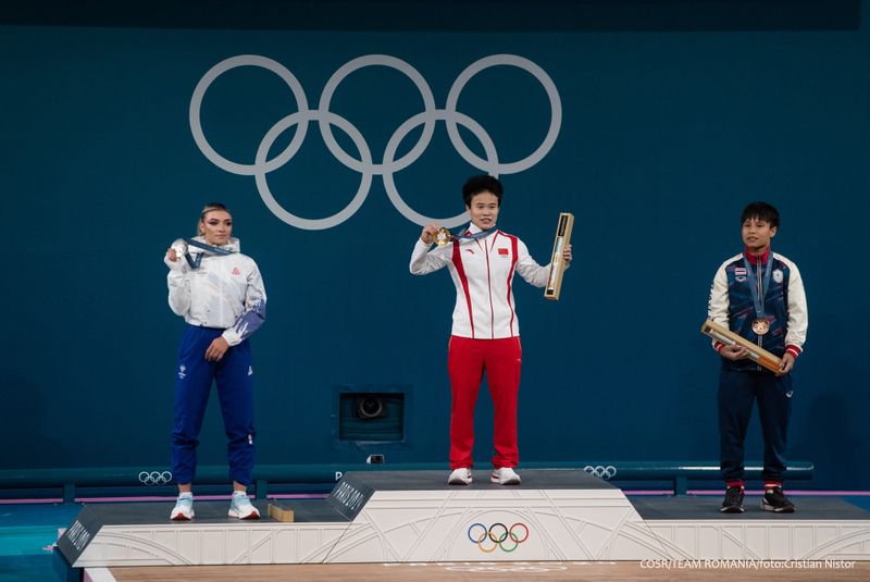 Mihaela Cambei a câștigat argintul olimpic la haltere