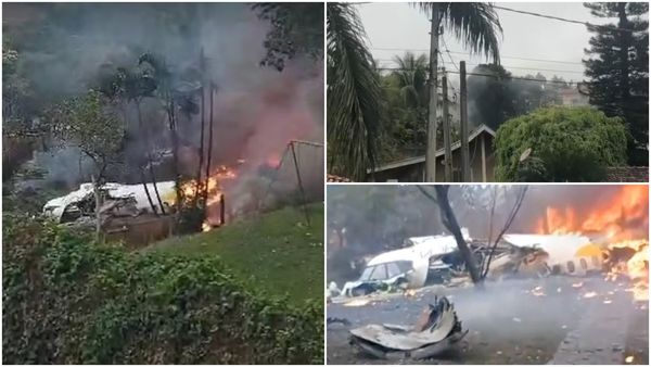 VIDEO. Momentul c&acirc;nd avionul s-a izbit de păm&acirc;nt &icirc;n Brazilia. 61 de persoane aflate la bord au murit: "Este o scenă foarte tristă"