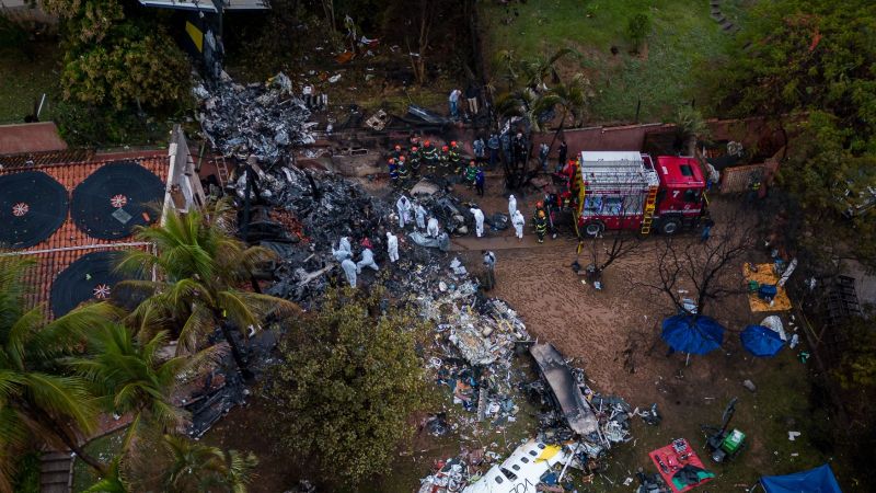 Cine sunt victimele catastrofei aeriene din Brazilia: 62 de oameni și-au pierdut viața