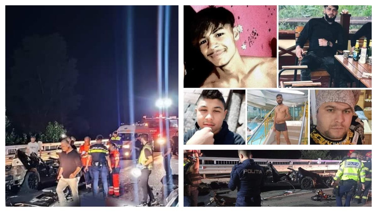 Ei sunt cei cinci tineri care au murit în accidentul din Hunedoara