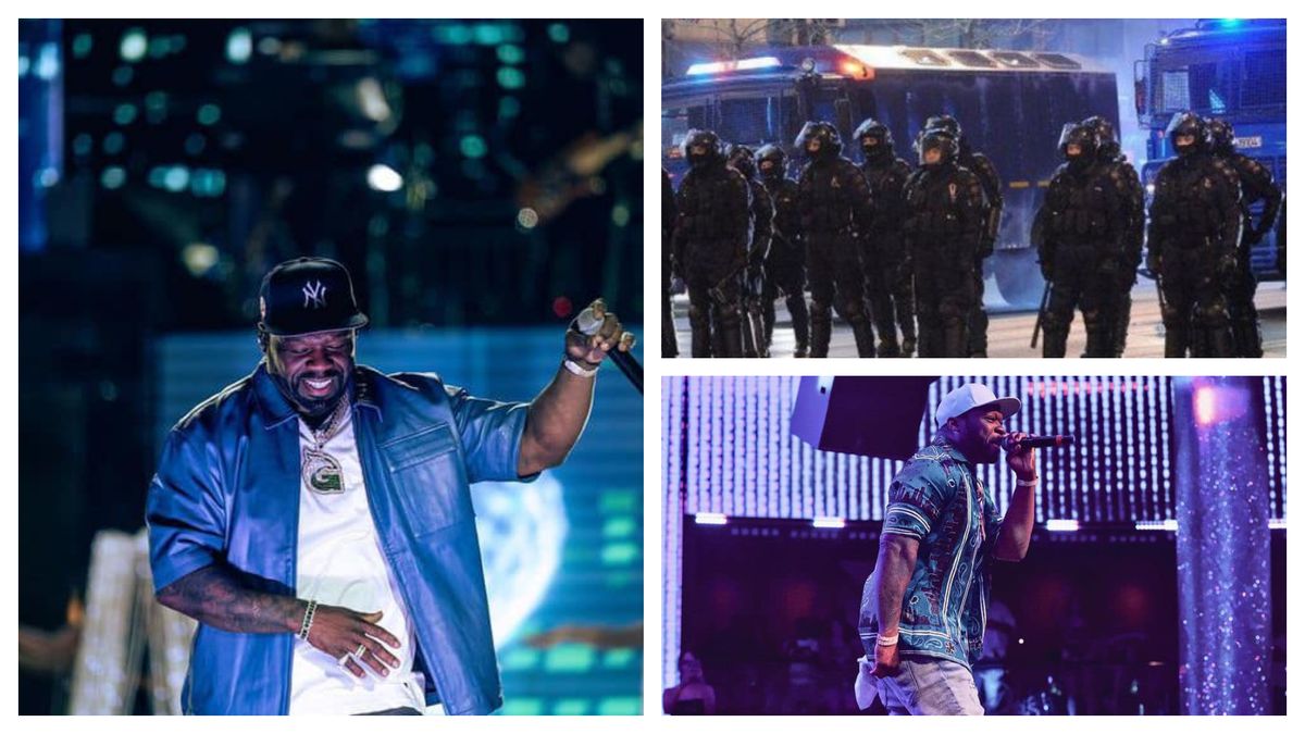 Bătaie la concertul lui 50 Cent din București 