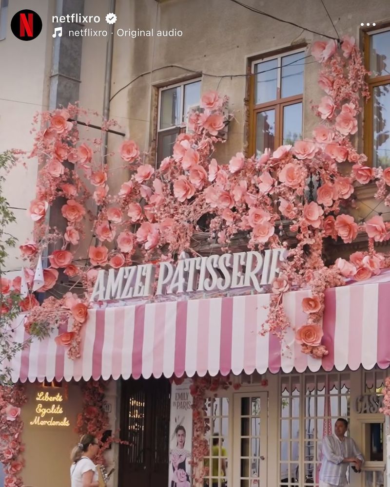 Imagini deosebite din patiseria situată pe strada Amzei, care l-a impresionat pe Mircea Geoană