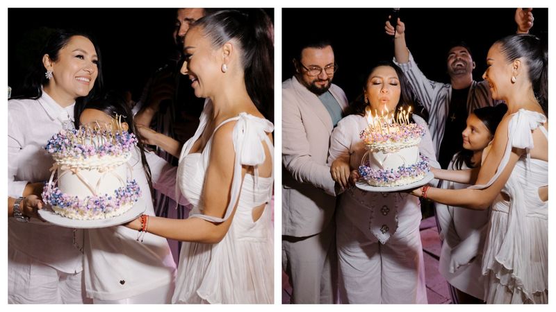 Vlăduța Lupău și Adi Rus, într-un decor spectaculos la botezul fiului lor Isaia