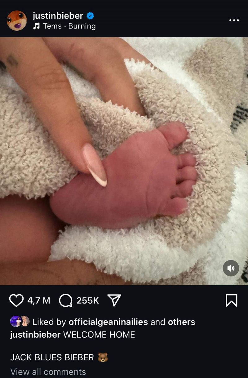 Justin și Hailey sărbătoresc nașterea primului lor copil