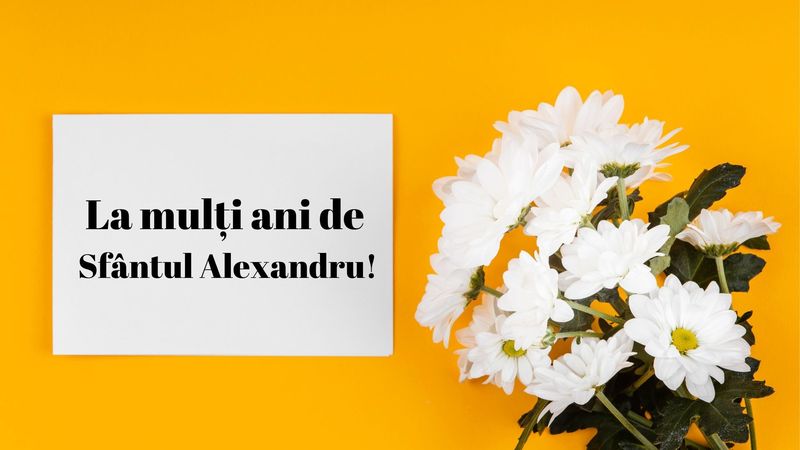 Mesaje și urări de Sf&acirc;ntul Alexandru: &bdquo;La mulți ani plini de fericire! Să ai o viață minunată, presărată cu momente de neuitat!&rdquo;