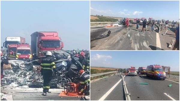 Momente dramatice pe A1. Vago Ferenc, consulul Ungariei &icirc;n Rom&acirc;nia,  a sf&acirc;rșit tragic după ce un TIR i-a strivit mașina