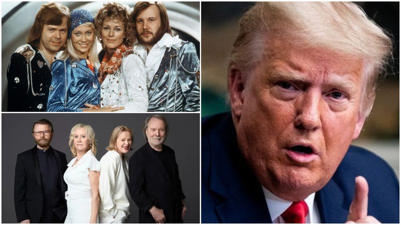 Membrii grupului pop suedez ABBA, avertisment dur pentru Donald Trump