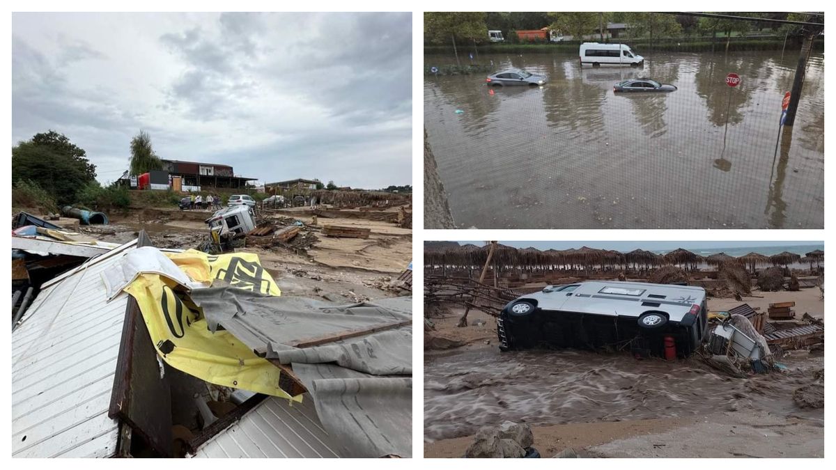 Imagini apocaliptice de pe litoralul românesc