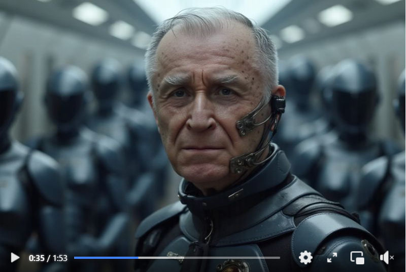 Un videoclip cu Ion Iliescu în 2099 a șocat pe toată lumea 