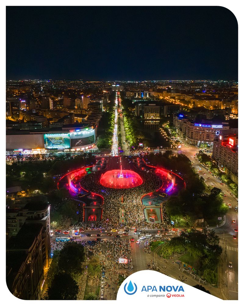 Între ce ore are loc ”Simfonia Apei” în septembrie 2024?