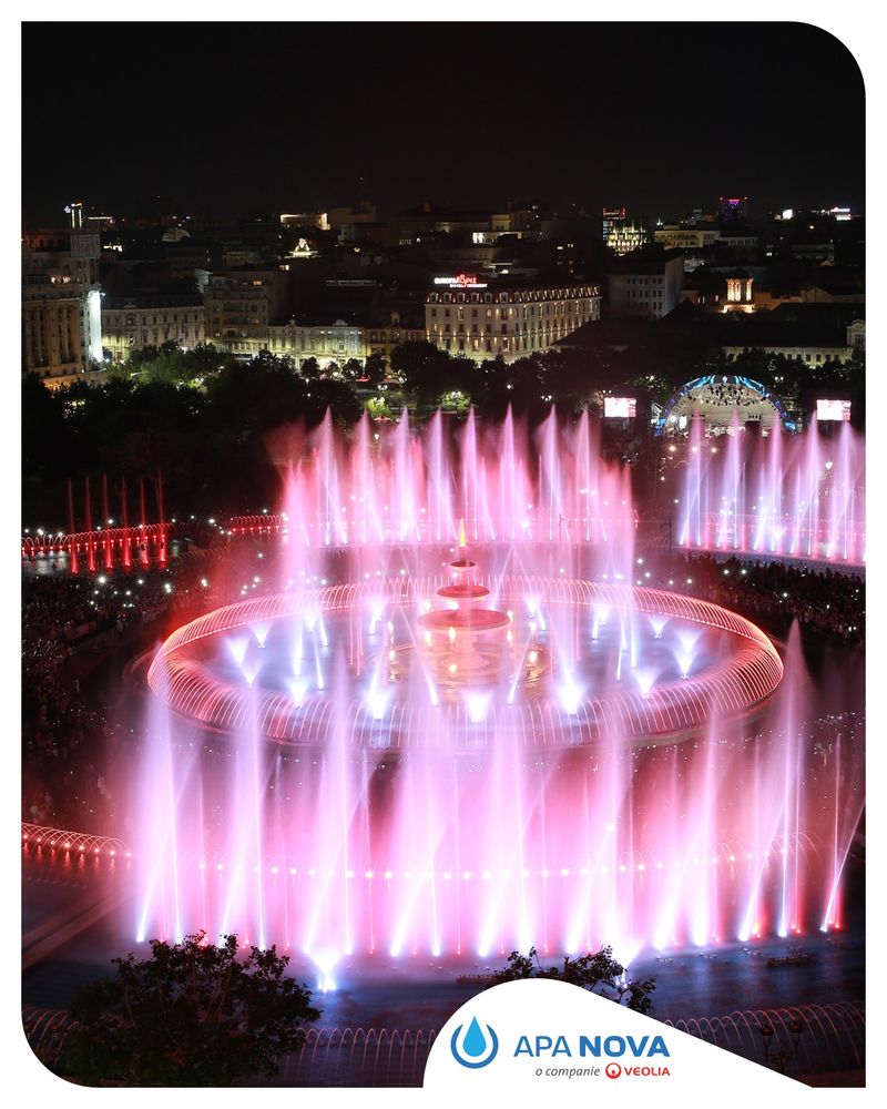 Programul spectacolelor de la fântânile din Piața Unirii se schimbă în septembrie