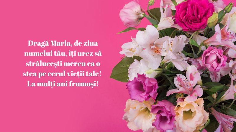 Urări pentru sărbătoriții de Sfânta Maria Mică 