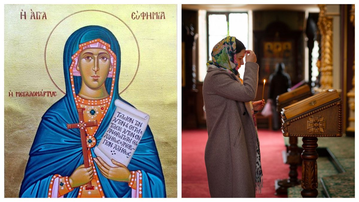 Rugăciunea care se citește de Sfânta Eufimia 