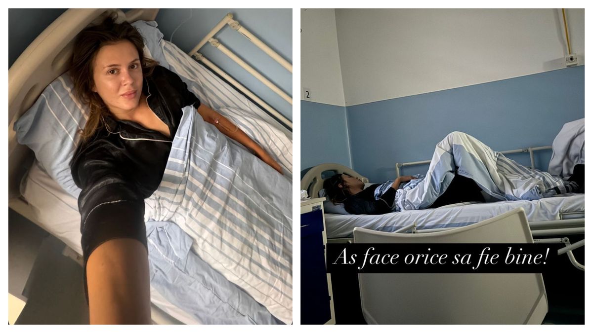 Emily Burghelea, internată de urgență