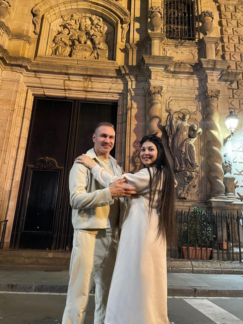 Alin Oprea și Medana, momente de neuitat la Sagrada Familia