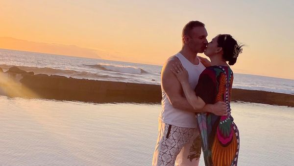 Medana, surprinsă de Alin Oprea în costum de baie în vacanța din Tenerife. Cum arată cea care i-a schimbat viața artistului