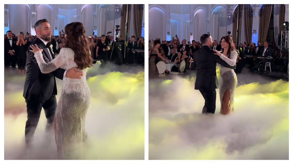 Nunta Monicăi B&icirc;lădeanu și a lui Valeriu Gheorghiță