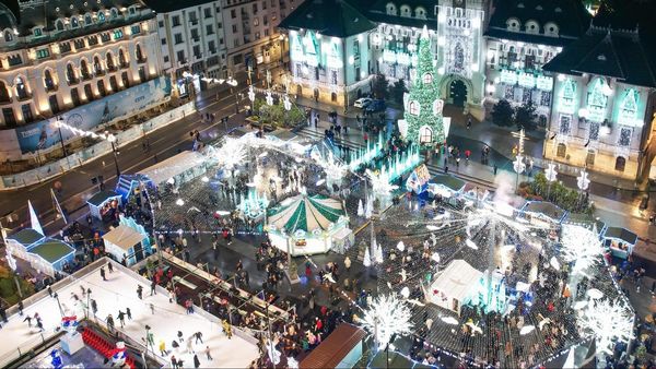 Premiera în România! Sania zburătoare a lui Moș Crăciun a ajuns la Craiova: „Sunt două altfel de sănii în Europa, una este la Craiova, cealaltă, în Germania””