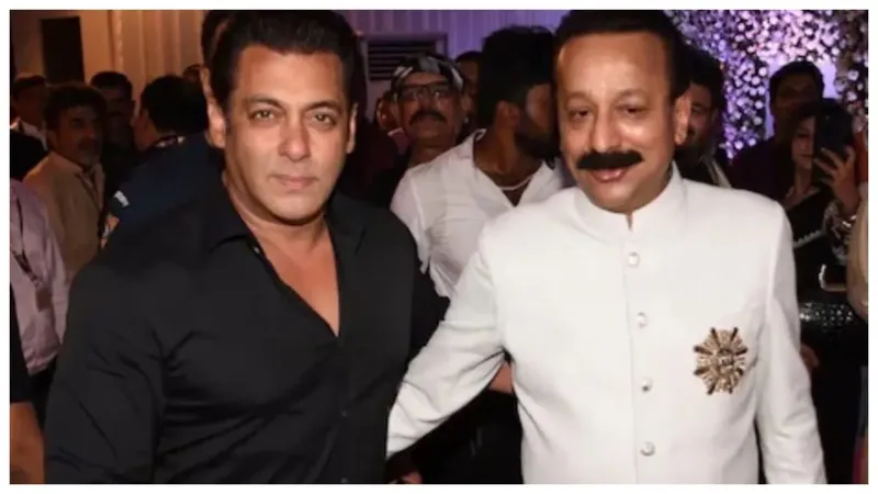 Salman Khan și politicianul Baba Siddique