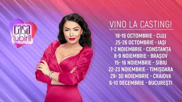 Ţară, ţară, vrem concurenți! Caravana de casting "Casa iubirii" se pune din nou în mișcare!