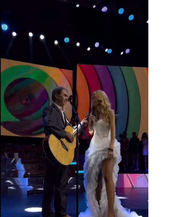 Moment emoționant la concertul Andreei Bălan