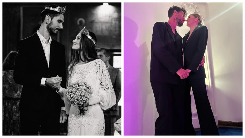 Cine sunt nașii de cununie ai lui Theo Rose și Anghel Damian!? Cei doi au devenit soț și soție &icirc;n fața lui Dumnezeu
