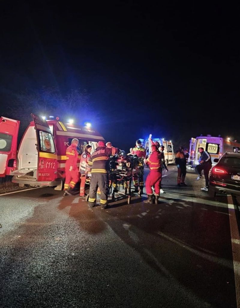 Accidentul îngrozitor a avut loc la ieșirea din Însurăței