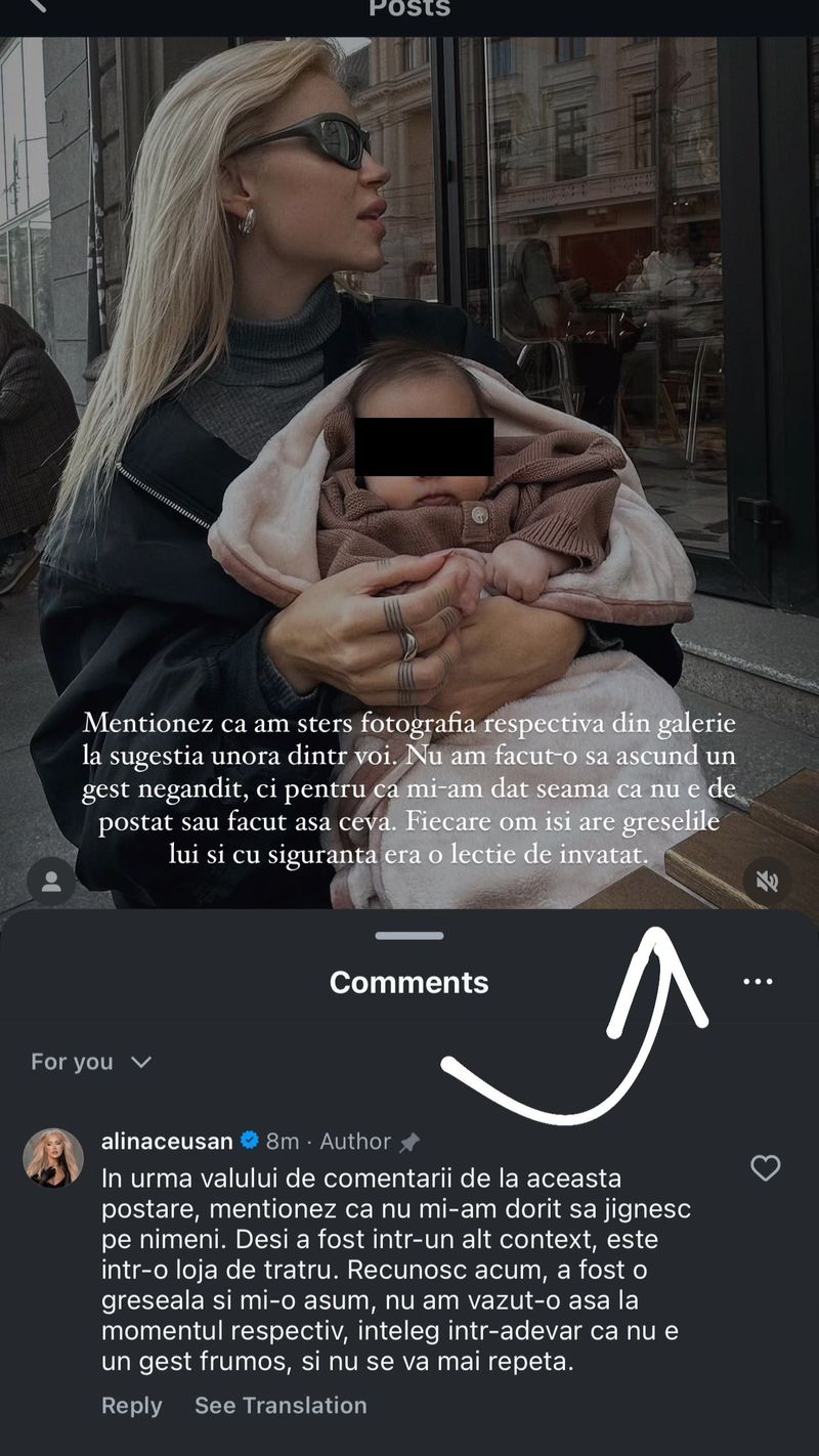 Alina Ceușan, criticată dur de Oana Pellea pentru o fotografie controversată la Teatrul Odeon