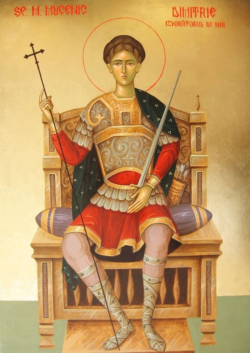 Sfântul Dimitrie este sărbătorit pe 26 octombrie 2024