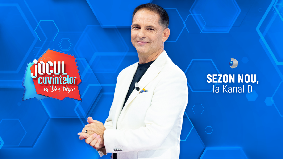 "Jocul cuvintelor cu Dan Negru”, un nou sezon, din 4 noiembrie, de la 22:30, la Kanal D. Dan Negru: "Acum trei ani puţini credeau că…"